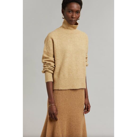 SAMSØE & SAMSØE Nola Sweater Starfish Melange Tan Alpaca {PP25} - Picture 2 of 10